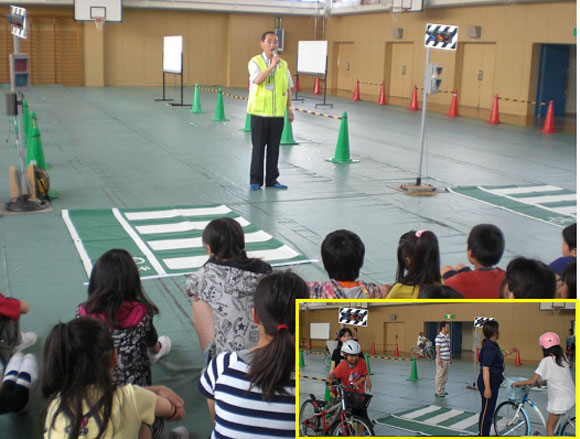 百合が丘小学校における交通安全教室の開催