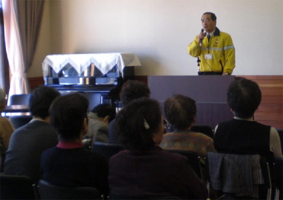 比奈知地区高齢者学級における交通安全教室の開催