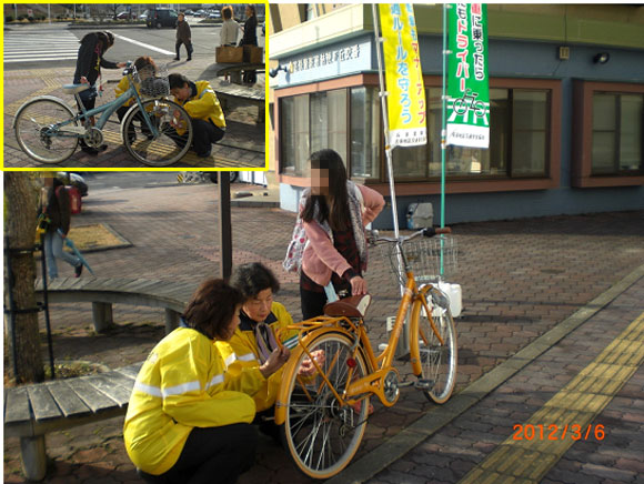 ＳＢデー（自転車安全対策強化日）に伴う街頭啓発活動の実施