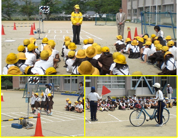 蔵持小学校における交通安全教室の開催
