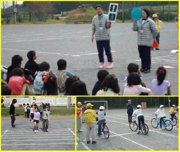 昼生小学校における交通安全教室の実施