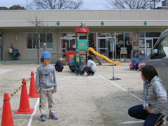 昭和保育園における交通安全教室の実施