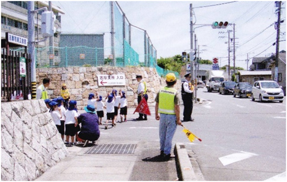 志摩幼稚園における幼児交通安全教室の開催