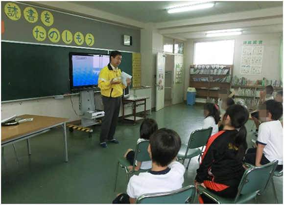 向井小学校における自転車教室の開催