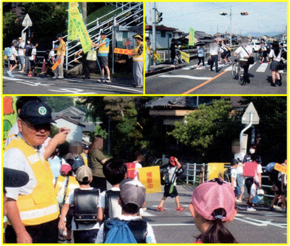 「交通安全の日」に伴う早朝街頭指導の実施