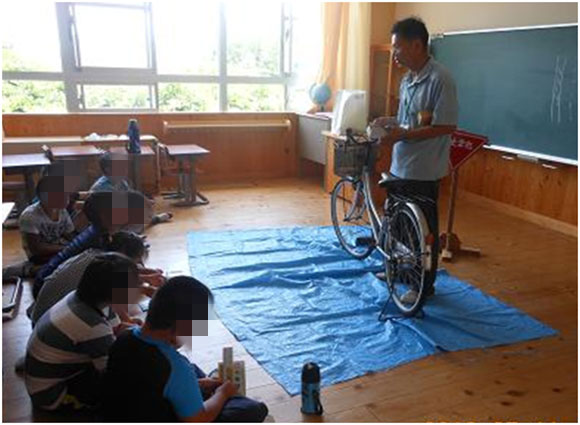 自転車交通安全教室の実施