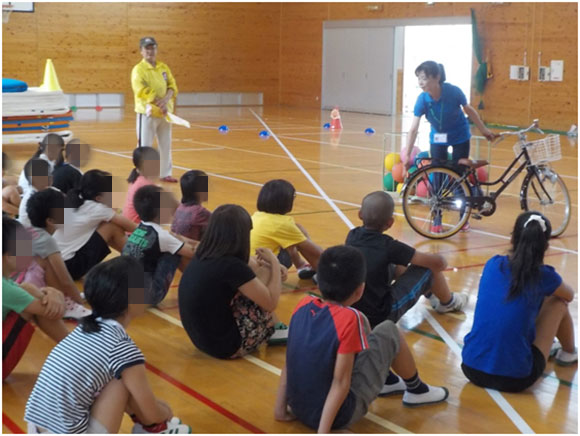 自転車交通安全教室の実施