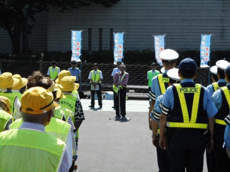 夏の交通安全県民運動出発式の実施