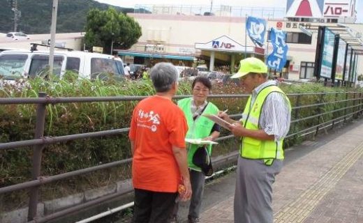 高齢者に対する反射材着用状況調査の実施