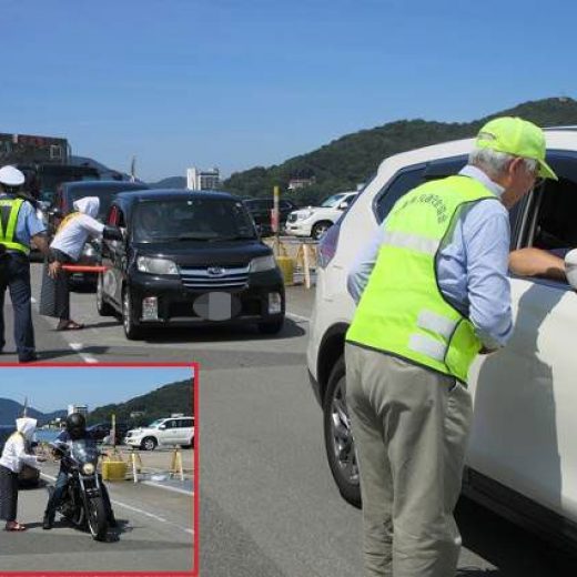 夏の交通安全二輪車キャンペーンの実施