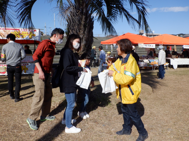 「御浜みかん祭り」における広報啓発活動