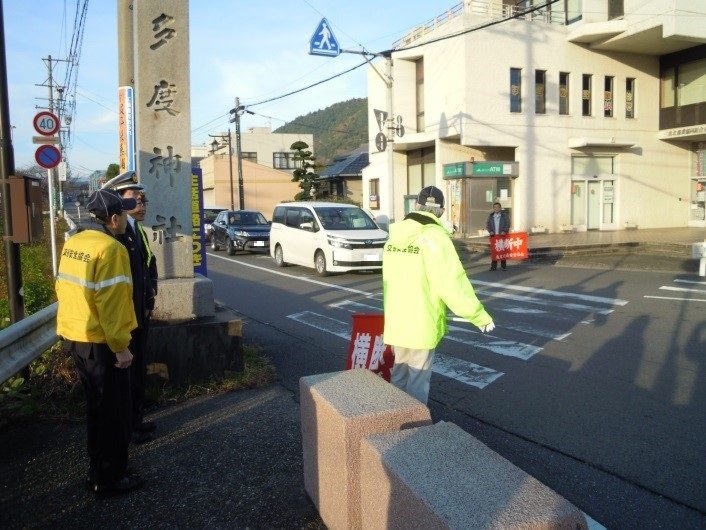 早朝街頭指導及びミルミルウェーブの実施